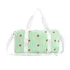 Bolsa de Viaje Bordada de Sandía Bolsa de Equipaje de Gran Capacidad Ligera Almacenamiento Portátil Bolso Cruzado Bolso Boston Listo para la Venta