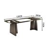 Base de Mesa de Té de Mármol Pata de Soporte para Mesa de Comedor de Piedra de Lujo Acero Inoxidable Tablero Grande Pata de Soporte para Escritorio Pata de Mesa de Pizarra