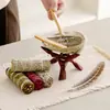 Set de Quemador de Incienso de Soporte Triangular con Madera Sagrada, Salvia, Concha de Abulón para Sanación, Purificación del Aire, Aromaterapia, Fragancia de Interior y Caja de Regalo
