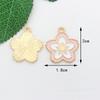 Fabricante de Accesorios de Joyería de Estilo Floral, Venta al por Mayor de Joyería DIY Hecha a Mano de Aleación, Accesorios de Joyería DIY con Goteo de Aceite Transfronterizo