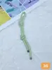 Llavero Colgante Creativo Nuevo Transfronterizo Correa de Cuero Color Caramelo Versátil de Moda Accesorio para Bolsa Venta al por Mayor en Stock