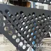 Paneles de Forma Personalizada, Muros Cortina, Recubrimiento en Spray de Fluorocarbono para Fácil Limpieza, Paneles de Techo Ligeros de Aluminio Perforado