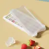 Forma de Gelo de Silicone Bandeja de Gelo Caixa de Armazenamento de Cubos de Gelo Doméstica de Grau Alimentício com Tampa Fabricante Caseiro de Cubos de Gelo