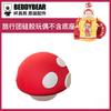 Urso sorrindo de boca aberta acessórios originais copo térmico infantil boneca de silicone capa original copo de dupla função capa com canudo