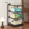 Estante de almacenamiento para clasificación por tema, soporte de libros de múltiples niveles para escritorio de estudio, organizador de almacenamiento de libros y documentos de escritorio, soporte para lectura de libros