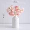 Shumen Lulian flor artificial flor de seda flor falsa buquê de flores secas pacote sala de estar entrada desktop arranjo de flores ornamentos sentimento de alto nível