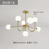 JOICO Lâmpada de Sala de Estar de Luxo Leve Moderna Simples Lustre de Cristal Totalmente Cobre Lâmpada Feijão Mágico Nórdico para Quarto Sala de Jantar Outros