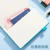 Caderno Caderno Impressão Personalizada Logo Simples Criativo Alto Valor A6 Couro Rígido Bloco de Notas A5 Capa Dura Alça Rt