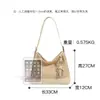 Bolso de Hombro Tejido para Vacaciones de Verano en la Playa 2026, Gran Capacidad, Bolso Cruzado Casual para el Día a Día, Bolso Cubo de Gama Alta de Nicho