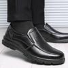 Zapatos de chef de cocina impermeables antideslizantes de piel de vaca de primera capa directamente de fábrica, zapatos casuales de cuero para primavera, zapatos de trabajo resistentes al desgaste para hombre