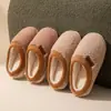 Chinelos de Inverno Quentes de Pelúcia e Algodão Antiderrapantes para Casa, Casal, Atacado de Fábrica