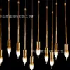 Accesorios de Decoración para Bodas, Cadenas de Luces de Columna de Cristal para Techo, Luces de Diamante para Escenarios de Hotel, Candelabros para Centros Comerciales, Luces Decorativas Luminosas