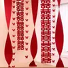 Accesorios de Boda Papel Corrugado Plegable Onda Origami Decoración Festiva Traje de Boda Súper Largo Tirón Tira Larga Feliz