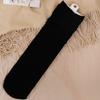 Calcetines de Invierno de Color Sólido para Mujer de Media Caña Estilo Japonés Algodón Más Terciopelo Gruesos de Terciopelo Cálidos Venta al por Mayor