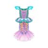 2024 vestido de lentejuelas de cola de pez de La Sirenita Ariel transfronterizo disfraz de actuación escénica para bebé niños SB05