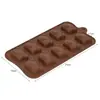 Molde de Silicone para Chocolate Desenho Animado Multiestilo Transfronteiriço Números e Letras Molde de Assar DIY Molde para Fudge Cubo de Gelo