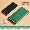 A6 Couro de Ovelha Bolso para Caderno Tamanho de Bolso Negócios Escritório Couro Macio Bloco de Notas Espessado Personalizável com Impressão de Logo