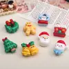 Accesorios de Resina DIY de Dibujos Animados Joyería Engrosada 16 Pegamento de Crema Navideño Pasadores Fundas para Teléfonos Móviles Hebillas de Zapatos Llaveros