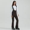 Pantalones de esquí nuevos para mujer, de doble tabla, elásticos, ajustados, resistentes al viento, impermeables, para exteriores, negros, cálidos, para nieve
