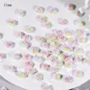 Decorações de Arte para Unhas de Rosa e Camélia Tridimensionais Esculpidas Suaves Acessórios Artesanais DIY Decoração de Unhas Flores de Resina Venda por Atacado