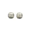 Pendientes Originales de Serie de Joyería de Gama Alta para Mujer, Cuerpo de Cobre, Aguja de Plata, Perlas de Concha, Pendientes, Joyería con Diseño de Alta Sensibilidad
