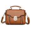 Nova Bolsa Simples de Celular em PU Feminina Transversal Portátil Pequena Quadrada Versátil Bolsa para Mãe de Meia-idade Bolsa de Ombro para o Trabalho para Mulheres