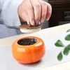 Caja de Regalo Cerámica para Té de Caqui Todo Bueno Regalo de Negocios Mini Pequeña Jaula Sellada para Dulces Regalo de Acompañamiento