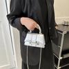 Mini Bag 2023 estilo coreano nova moda sólida cor bolsa de corrente personalizada ins moda mulheres ombro crossbody bag