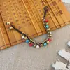 Estilo étnico Xizang collar de cuentas de piedra natural diseño de nicho sentido de diseño accesorios para parejas nueva cadena de suéter retro china