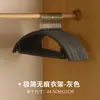 Percha de Plástico con Flocado Hombro sin Costuras Libre de Hombros Multiusos Almacenamiento Audaz Soporte para Ropa Perchero Antideslizante para Adultos del Hogar
