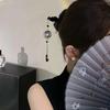 Horquilla de Estilo Nacional Nuevo Estilo Chino de Alta Gama Marea Nacional Horquilla Va a Castle Peak Hebilla Ping An Accesorios para el Cabello Borla Cabello Horquilla