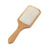 Pente Grande de Bambu para Cuidados e Nutrição Capilar, Massageador do Couro Cabeludo, Pente com Bolsa de Ar para Limpeza e Suavização, Pente com Dentes Redondos, Pente com Bolsa de Ar para Cuidados Capilares