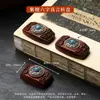 Ébano Curvado Tubo Agujero Pasante Pieza Tallada Producto Semi-Terminado Pulsera Media Pulsera Accesorios Wenwan DIY Accesorios de Joyería Venta Directa de Fábrica