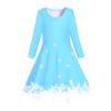 Comércio exterior roupas infantis meninas vestido outono e inverno novo manga longa manga curta natal princesa vestido infantil