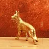 Ornamentos de Mesa Cachorro Lobo de Latão Cachorro da Sorte Cachorro do Zodíaco de Cobre Brinquedo Pet de Chá Decoração Cobre Velho Atacado