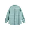 Yidao Vintage 2026 Primavera Nueva Camisa a Cuadros Estilo Americano con Bolsillos de Parche, Corte Holgado para Parejas, Camisa de Manga Larga para Vestir en Capas