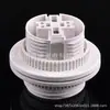 Portalámparas de plástico E27 de casquillo completo con doble anillo para caja de pruebas, vitrina, expositor, portalámparas E27