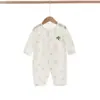 Mameluco de Bebé Puro Algodón Manga Larga Verano Infantil Ultra Delgado Transpirable Ropa Acondicionada Malla Trasera para Gateo