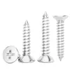 Tornillos autorroscantes de cabeza avellanada KA tornillos estrella acero inoxidable avellanado autorroscante cabeza plana acero inoxidable 304 autorroscante 7991