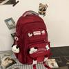 Novedad Mochila Escolar de Alto Valor Linda para Niña Escuela Secundaria Preparatoria Ligera Moderna Dos Piezas Mochila de Gran Capacidad
