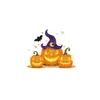 Tapiz de Calabaza de Halloween Transfronterizo Decoración de Pared para Dormitorio Sala de Estar Tela de Fondo Ambiente Festivo Decoración de Escenario Personalización