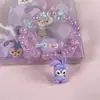 Pulseira de Cristal para Crianças com Contas Conjunto de Brinquedos Goo Card Joias de Desenho Animado Pulseira de Pipoca Pulseira de Resina Caixa de Presente Venda por Atacado