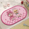 Alfombrilla Absorbente para Baño Crybaby para Uso en Casa, Alfombrilla Antideslizante de Secado Rápido de Tierra de Diatomeas para Inodoro, Entrada
