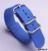 Correa de Reloj de Cincha para Suministro de Comercio Electrónico Ow Plata Hebilla Ovalada Deslizante Correa de Reloj de Nailon Correa de Reloj de Nailon Engrosada Impermeable