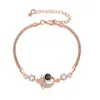 Venda Direta da Fábrica Pulseiras de Casal, um Par de Pulseiras Combinando Personalizadas com Projeção do Tiktok para Presente de Dia dos Namorados para Namorada ou Melhor Amiga