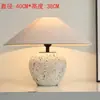 Nova luminária de mesa estilo chinês silenciosa vaso de cerâmica Jingdezhen vintage lâmpada B&B decoração de cabeceira lâmpada de mesa decorativa de cerâmica para comércio exterior