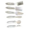 Nuevo Abrelatas de Acero Inoxidable con Mango de Plástico, Cuchara para Helado, Cortador de Pizza, Set de Gadgets de Cocina para el Hogar, Venta Directa de Fábrica