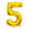 Globo Digital de Papel de Aluminio de 40 pulgadas Forma de Set de Cumpleaños Suministros de Decoración para Fiestas Globos con Números de Cumpleaños Venta al por Mayor