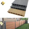 Piso de madera plástica para exteriores patrón recto plástico sólido madera patio anticorrosión patrón recto segunda generación coextrusión terraza de suelo exterior WPC