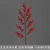 Arranjo de Flores Douradas para Balde de Bênçãos de Ano Novo, Frutos de Eucalipto, Frutas Vermelhas, Materiais Florais para Salão de Casamento, Folhas Pequenas em Forma de Leque